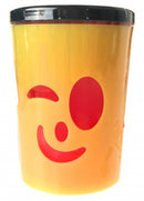 putty King junior 5,5 x 7 cm siliconen geel/rood