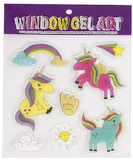 raamstickers eenhoorns 8-delig