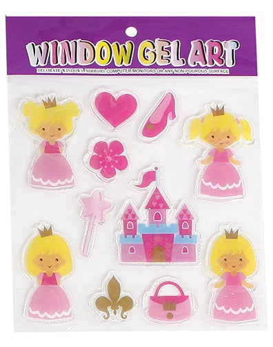 raamstickers prinsessen roze 11-delig