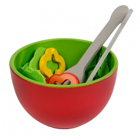saladeset junior hout rood/groen/geel 28-delig