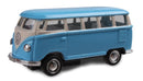 schaalmodel VW bus T1 pull-back 1:64 blauw