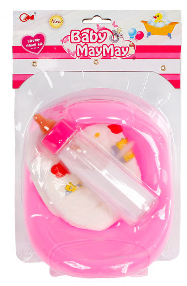 speelset Baby MayMay meisjes roze 3-delig