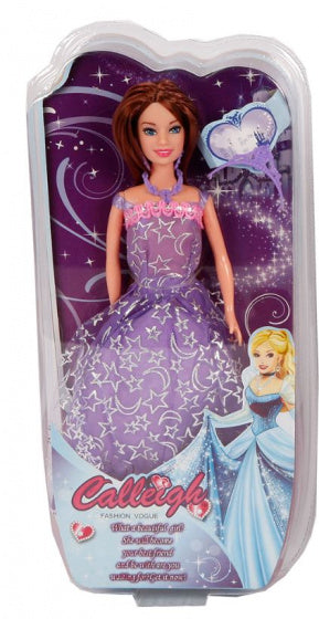 tienerpop Fashion Girl meisjes 29 cm paars 2-delig