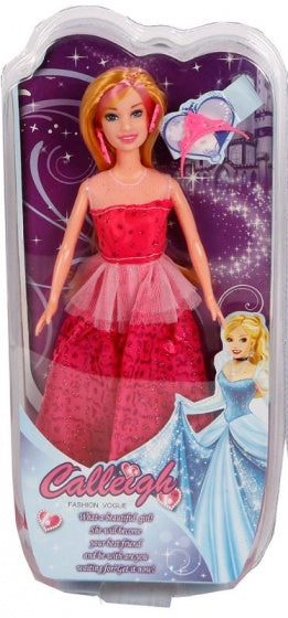 tienerpop Fashion Girl meisjes 29 cm rood 2-delig