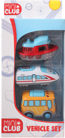 voertuigenset Mini Club 7 cm junior 3-delig