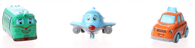 voertuigenset Mini Club junior 7 cm 3-delig