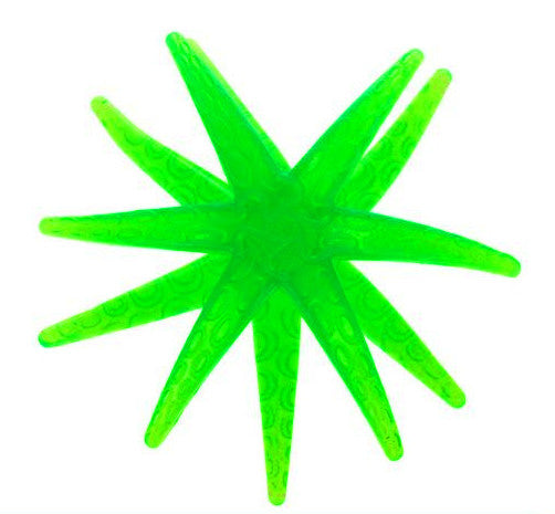 zeester junior 7 cm siliconen groen