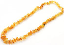 LARSSON FARM HALSBAND HOND BARNSTEEN AMBER KETTING 55 CM