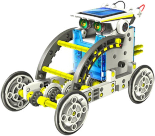 bouwpakket robot KSR13 zonne-energie wit/blauw