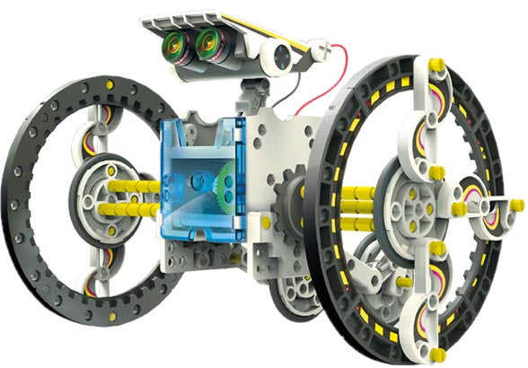 bouwpakket robot KSR13 zonne-energie wit/blauw