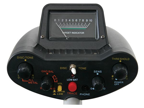 metaaldetector 112-144 cm zwart