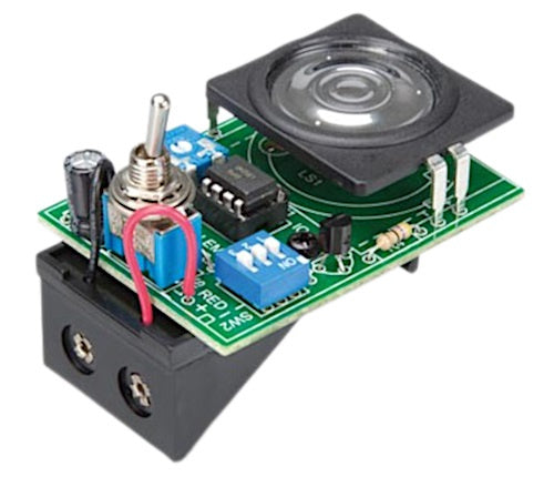 mini-kit geluidengenerator 60 x 40 mm 9V groen/zwart