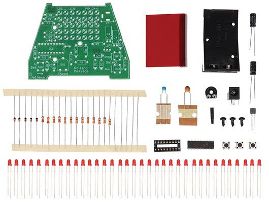 mini-lichtkrantkit led 89 x 67 mm 9-12V 20mA groen