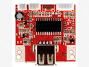 mp3 jukeboxmodule USB 40 x 45 x 8 cm rood