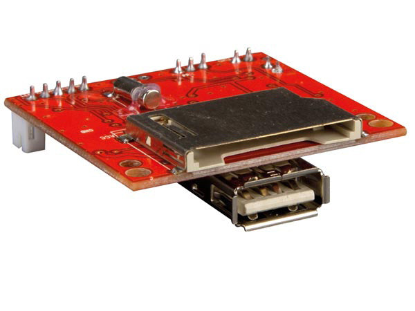 mp3 jukeboxmodule USB 40 x 45 x 8 cm rood