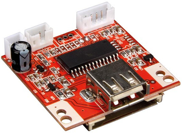 mp3 jukeboxmodule USB 40 x 45 x 8 cm rood