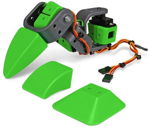 servopoot Allbot rubber groen/grijs 12-delig