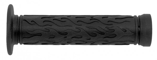 handvat BMX 135 mm rubber zwart 2 stuks