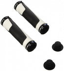 Handvatpaar aluminium Velo D3 gel - zwart / wit