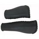 Handvatset Velo Ergo leer - 135/92 mm - zwart