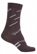 fietssokken Compression merinowol zwart maat S/M