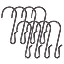 bagagenet 25 x 25 cm elastaan/nylon/staal zwart 9-delig