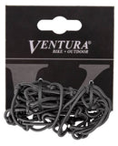 bagagenet 25 x 25 cm elastaan/nylon/staal zwart 9-delig