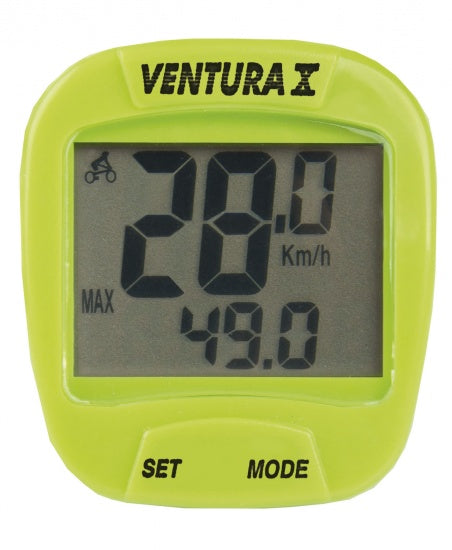 Fietscomputer Ventura X  10-funkties Groen