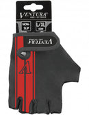 fietshandschoenen lycra zwart/rood maat L/XL