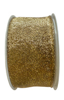 decoratieband ruw unisex 2 meter goud