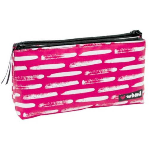 etui Wknd meisjes 23 cm roze/wit