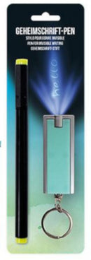 geheimenstift junior 13 cm zwart/blauw 2-delig