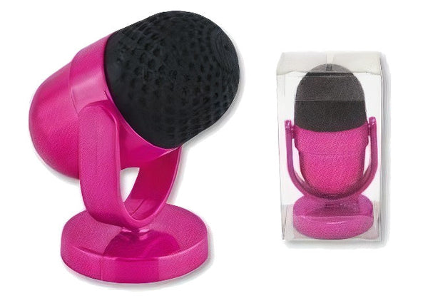 gum-puntenslijper microfoon junior 4 x 7 cm roze