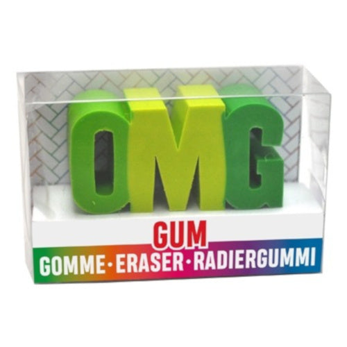 gum OMG junior 2,5 x 5 cm rubber groen