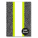 notitieboek Kixx harde kaft 14,8 x 21 cm A5 zwart/wit/geel