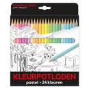 potloden pastel 2 mm junior hout 24 stuks