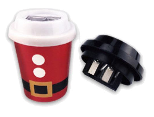 puntenslijper kerstman rood