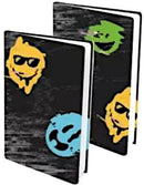 rekbare boekenkaft A4 textiel zwart 2 stuks