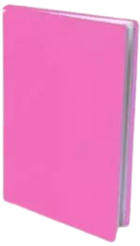 rekbare boekenkaft Trend A4-A5 paars/turqoise/roze