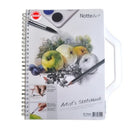 schetsboek Artist met spiraal A4 karton/papier wit