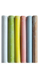 Schoolbordkrijt gekleurd 12 doosje 12 stuks