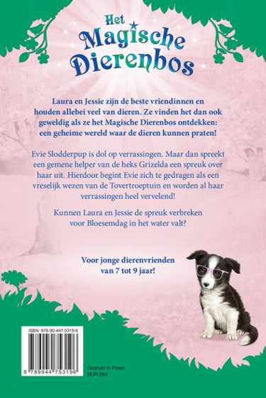 verhalenboek het magische dierenbos: Evie de snoezige puppy