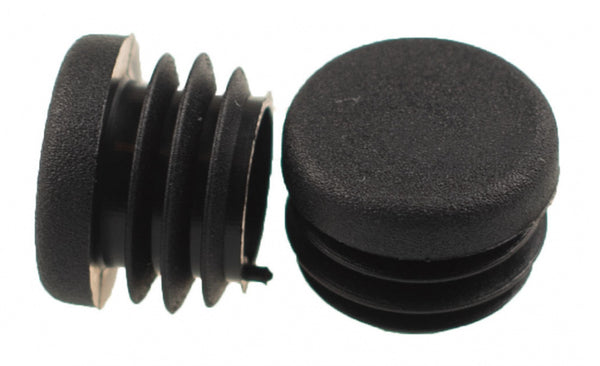 buisstop 22 mm zwart 4 stuks
