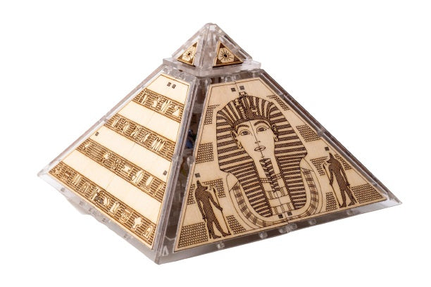 bouwpakket Secret of Egypt 12 x 8,6 cm hout bruin