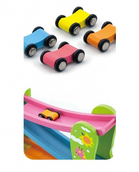 autobaan met auto's 31 cm groen