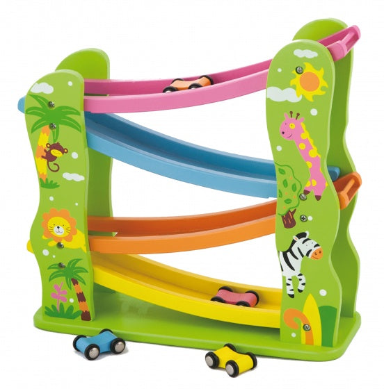 autobaan met auto's 31 cm groen