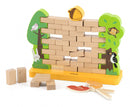 behendigheidsspel muur 22 x 16,5 cm hout 44-delig