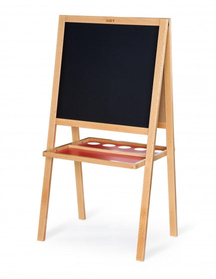 dubbelzijdig tekenbord 59 cm hout