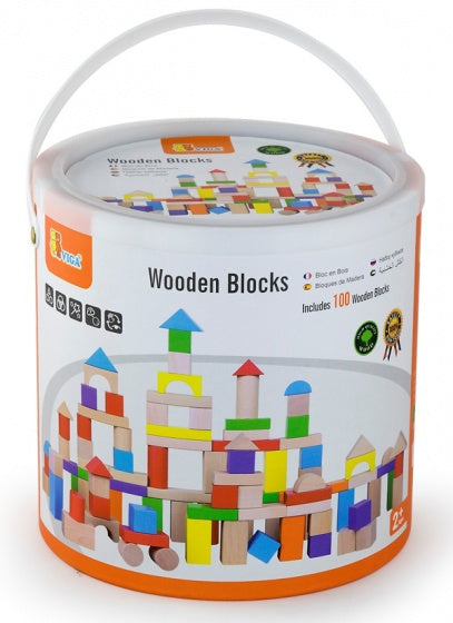 houten blokkenset 100-delig