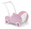 houten poppenwagen 48 cm roze